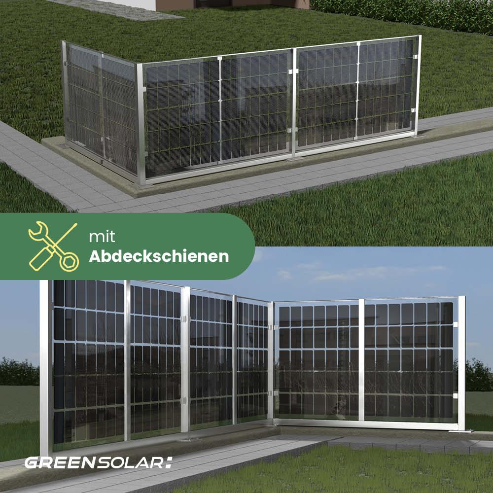 Solarzaun ”premium line” (Quermontage) – Bild 3