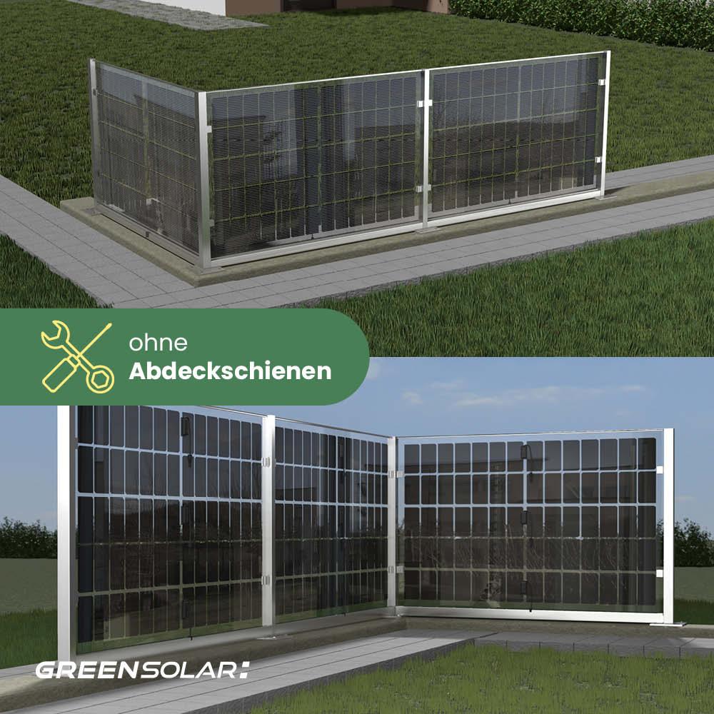 Solarzaun ”premium line” (Quermontage) – Bild 4