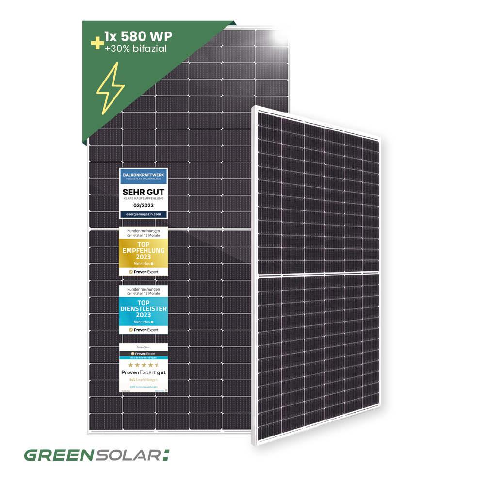 Solarmodul 580 Wp bifazial