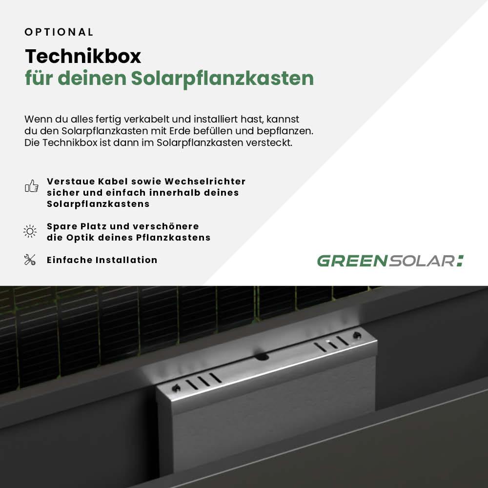 Solarpflanzkasten 420/400 Aluminium anthrazit – Bild 7