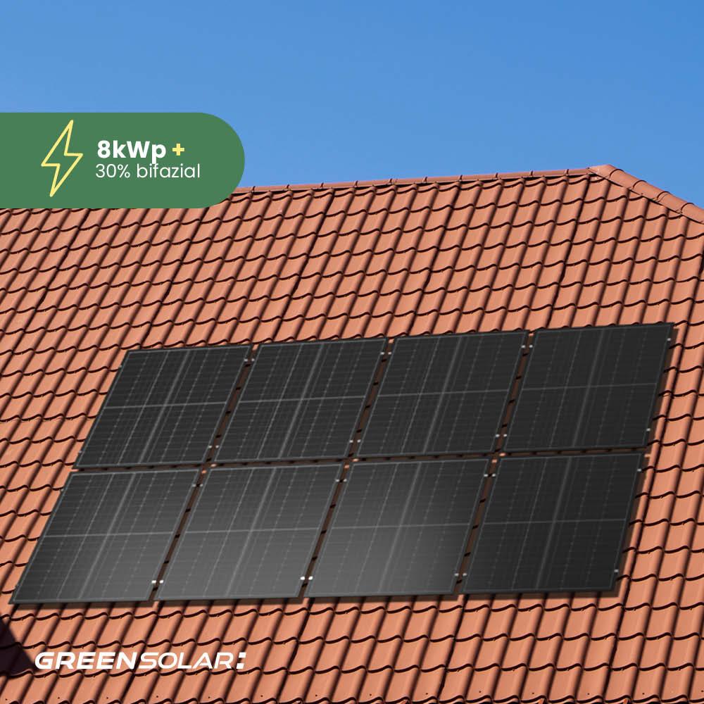 Solaranlage Ziegeldach 8kWp