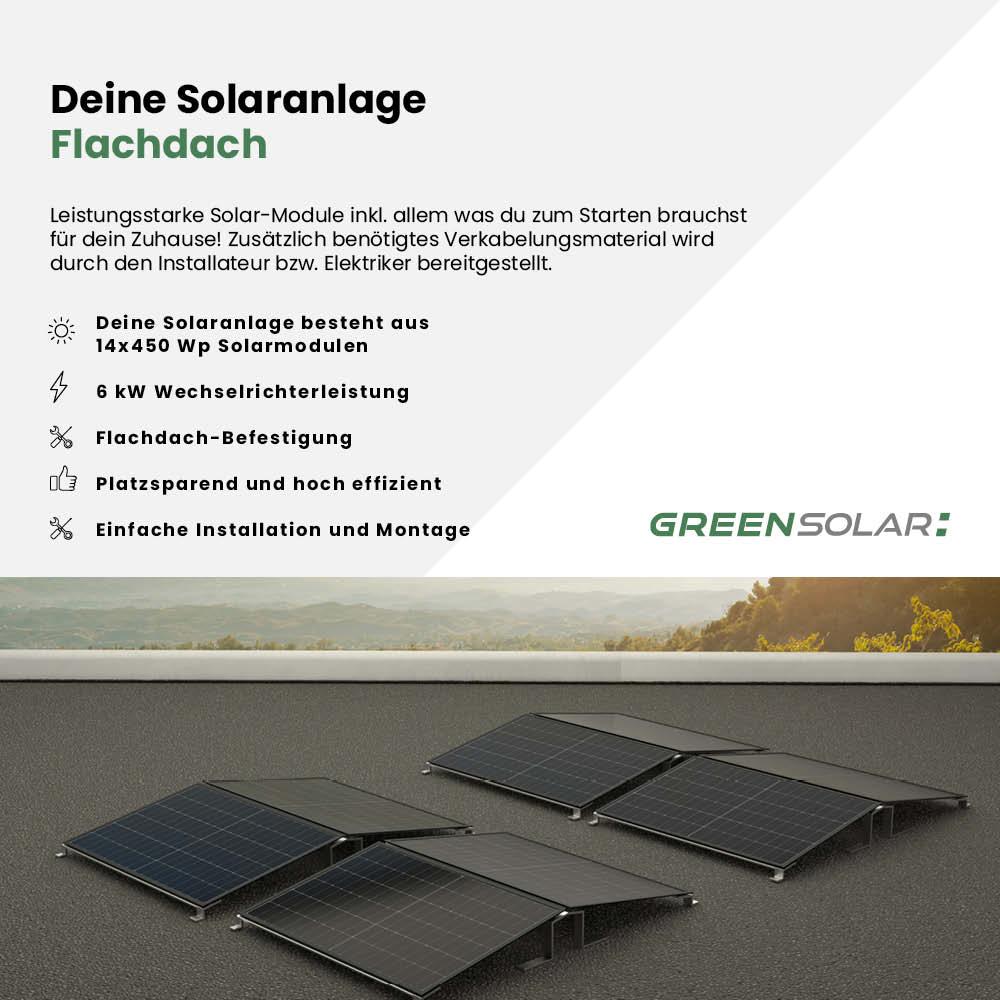 Solaranlage Flachdach 6kWp – Bild 2
