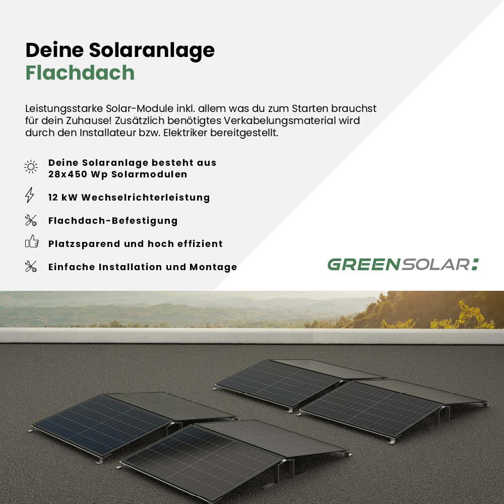 Solaranlage Flachdach 12kWp – Bild 2