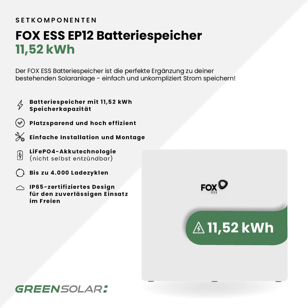 Solaranlage 10kWp mit Speicher 11,52 kWh ohne Halterung – Bild 6