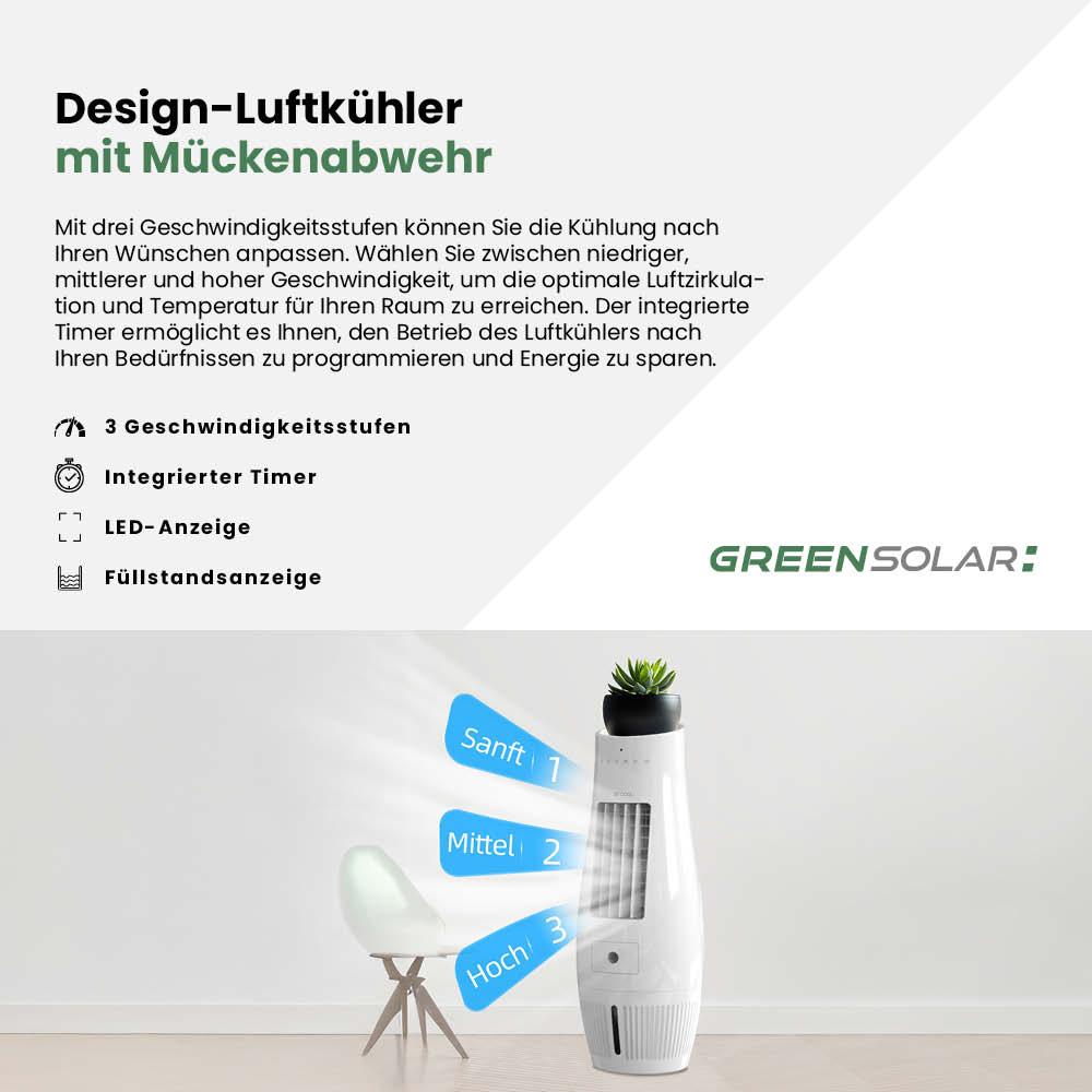 Design-Luftkühler mit Mückenabwehr – Bild 3