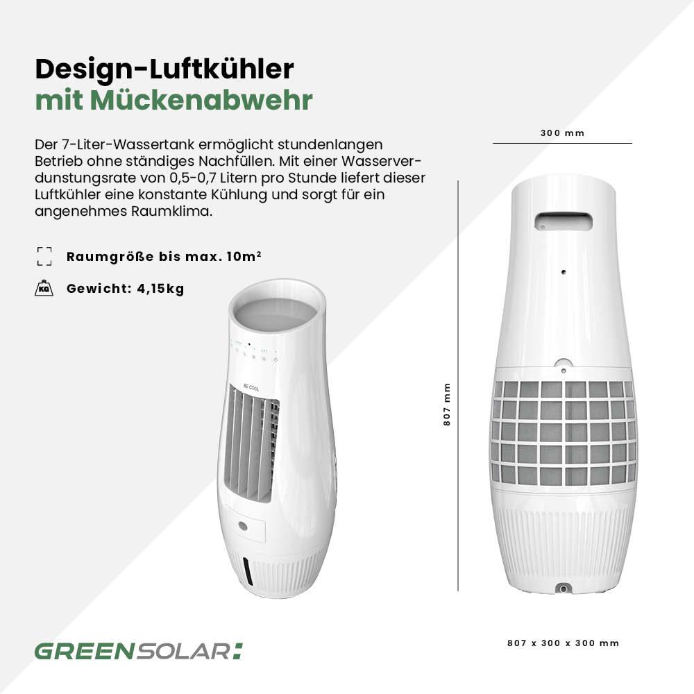 Design-Luftkühler mit Mückenabwehr – Bild 4
