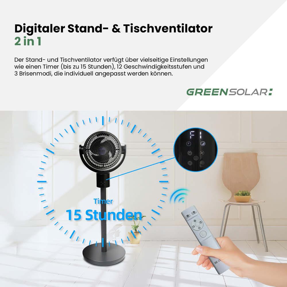 Digitaler Stand- und Tischventilator 2in1 – Bild 4