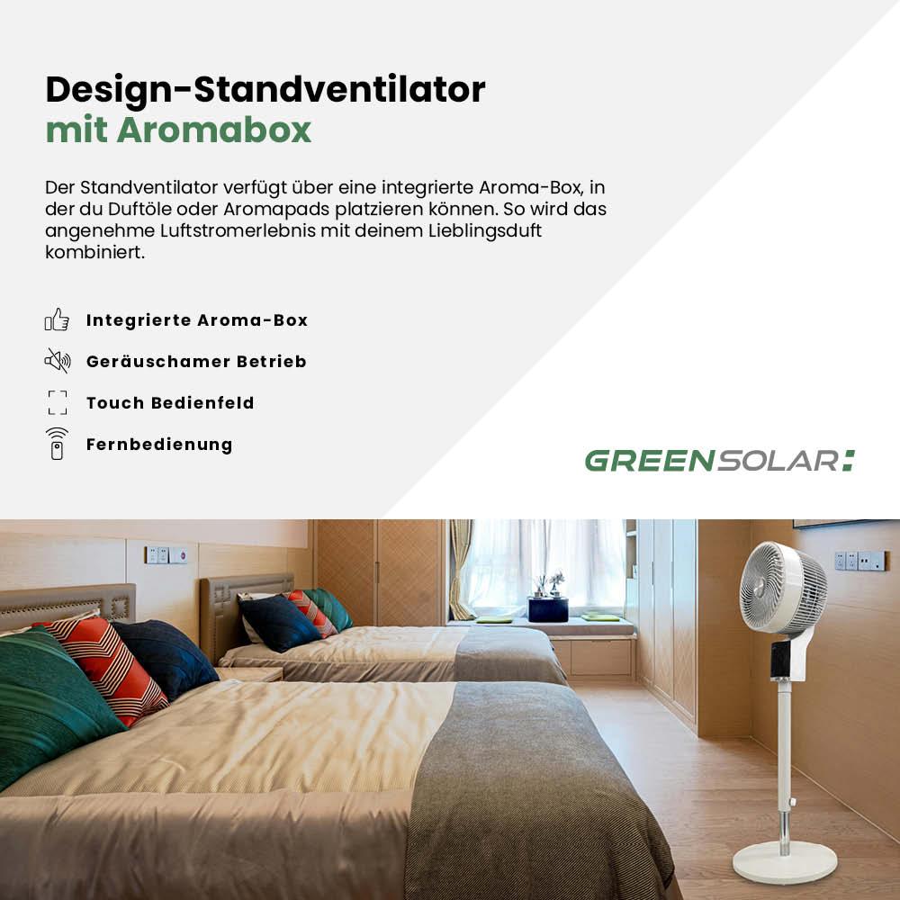 Design-Standventilator mit Aromabox – Bild 3