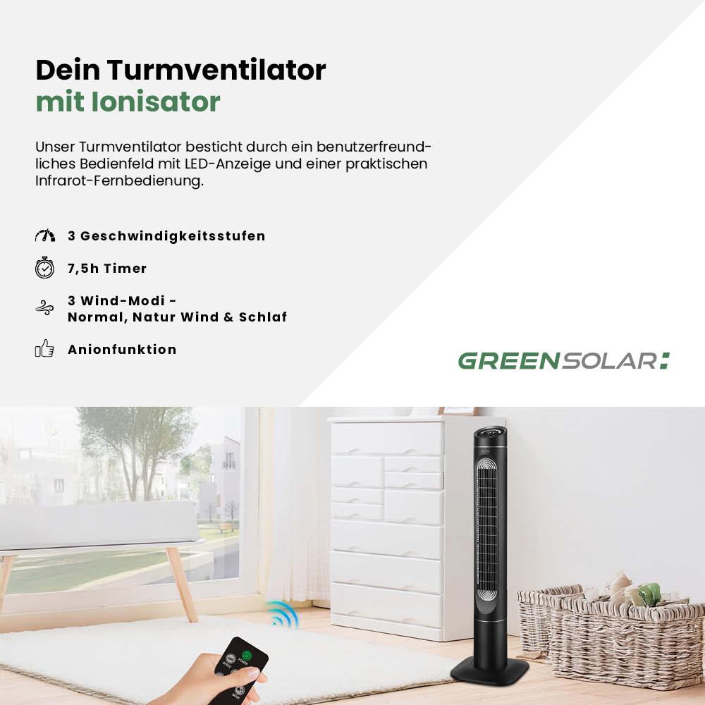 Turmventilator mit Ionisator – Bild 2