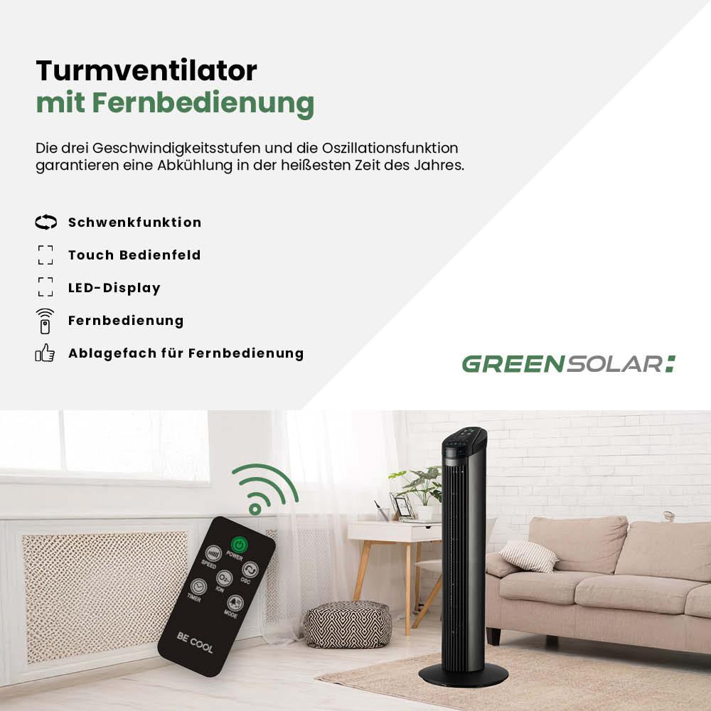 Turmventilator mit Fernbedienung – Bild 3