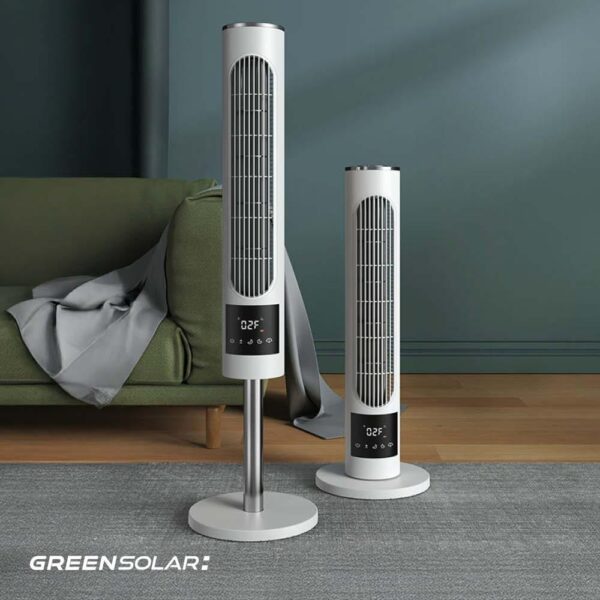 Anione-Turmventilator mit Akku