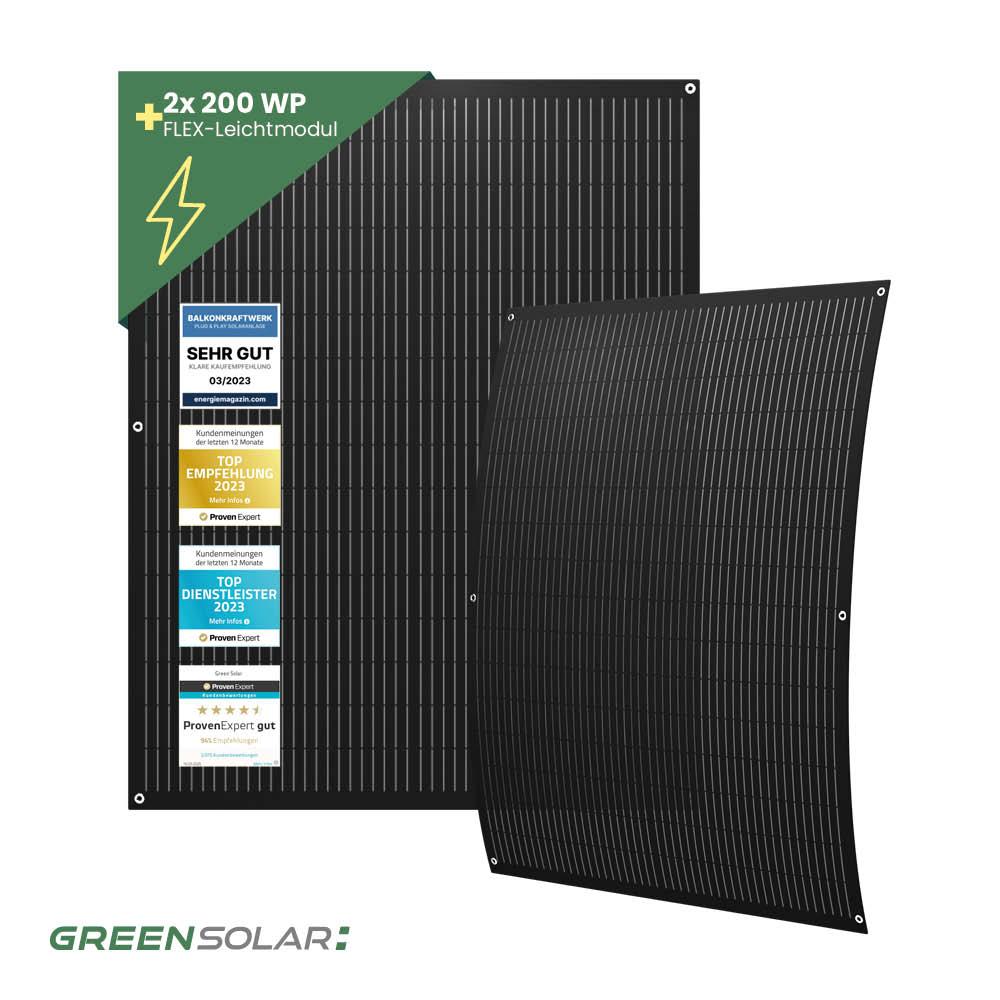 Solar-Modul 2 x 200Wp FLEX