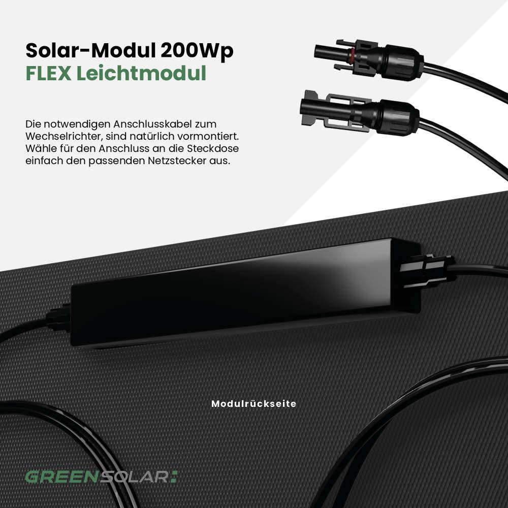 Solar-Modul 2 x 200Wp FLEX – Bild 4