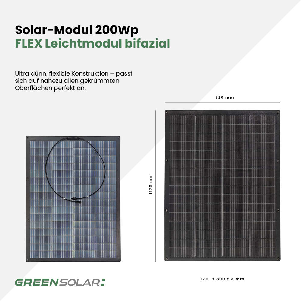 Solar-Modul 4 x 200Wp FLEX – Bild 4