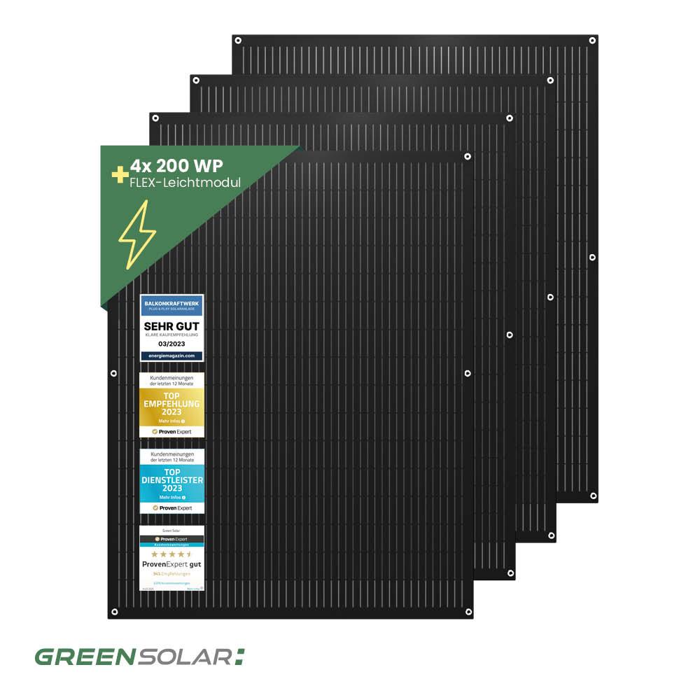 Solar-Modul 4 x 200Wp FLEX