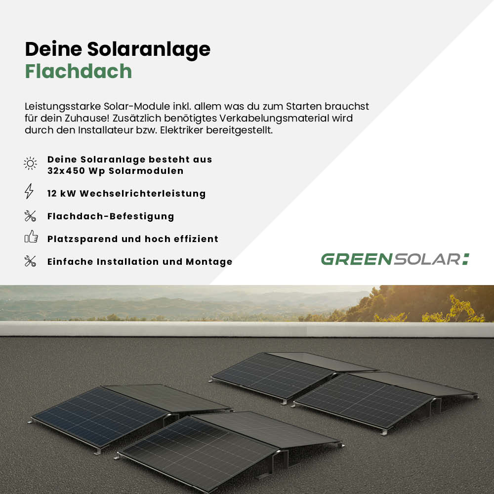 Solaranlage Flachdach 14kWp – Bild 2