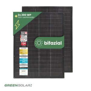 Balkonkraftwerk Flex 400Wp black bifazial