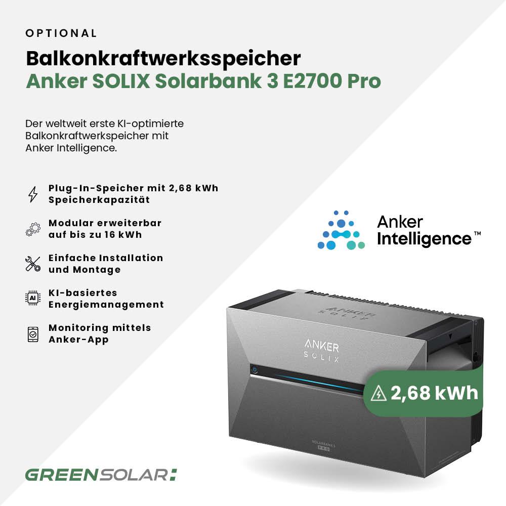 Balkonkraftwerkspeicher Anker SOLIX BP2700 Expansion Battery – Bild 5