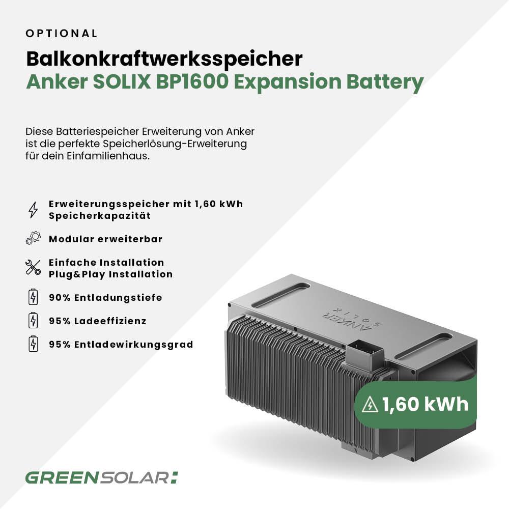 Balkonkraftwerkspeicher Anker Solix Solarbank 2 E1600 AC – Bild 5