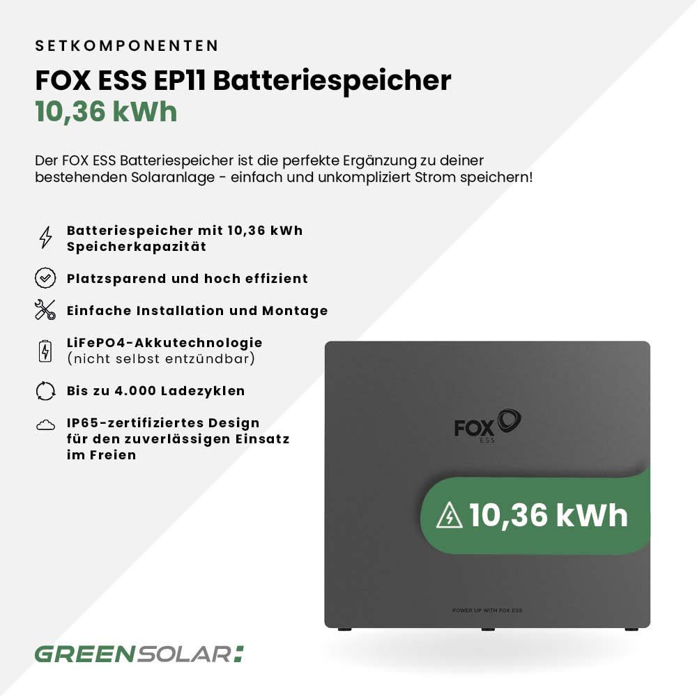 Fox ESS EP11 Batteriespeicher mit 10,36 kWh – Bild 2