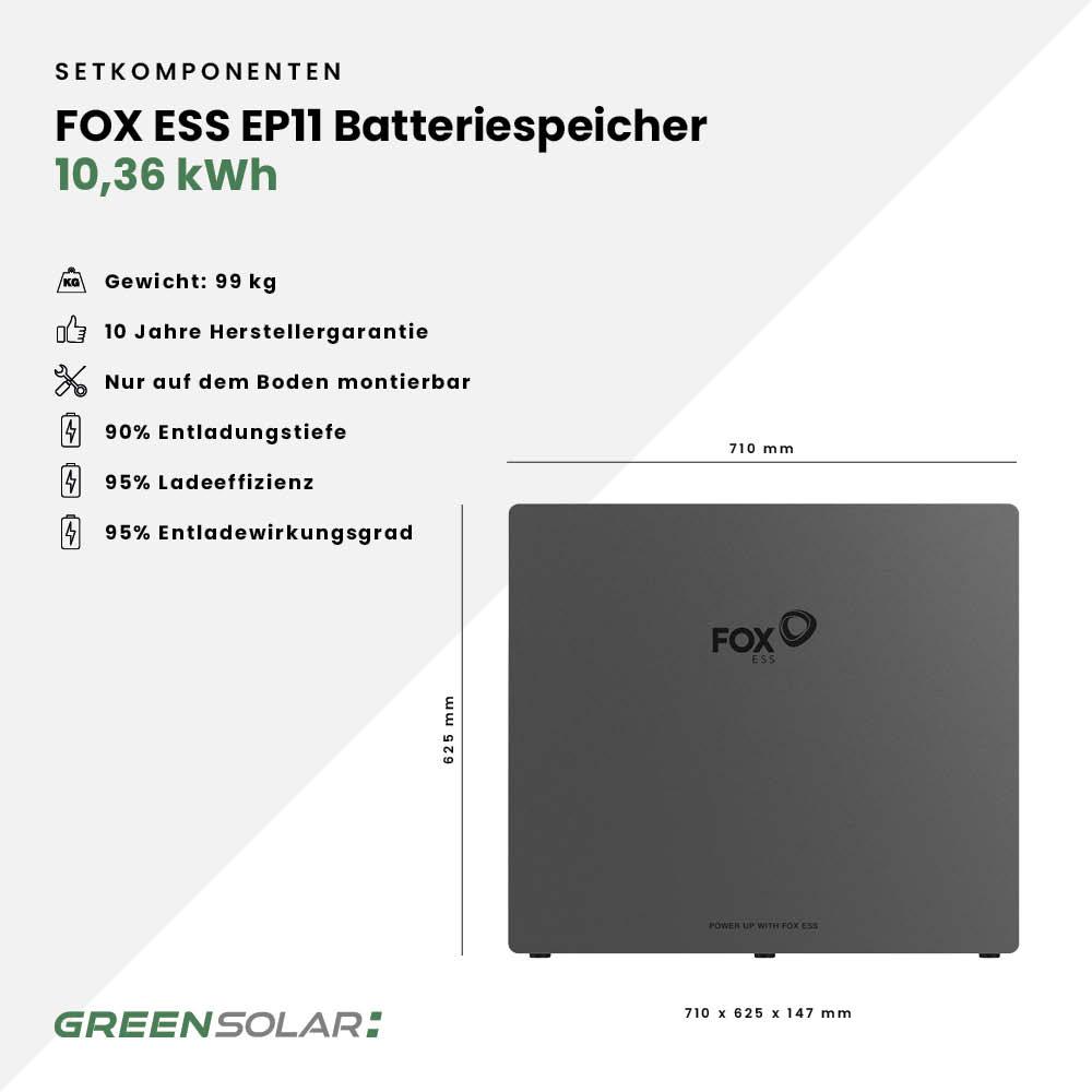 Fox ESS EP11 Batteriespeicher mit 10,36 kWh – Bild 3