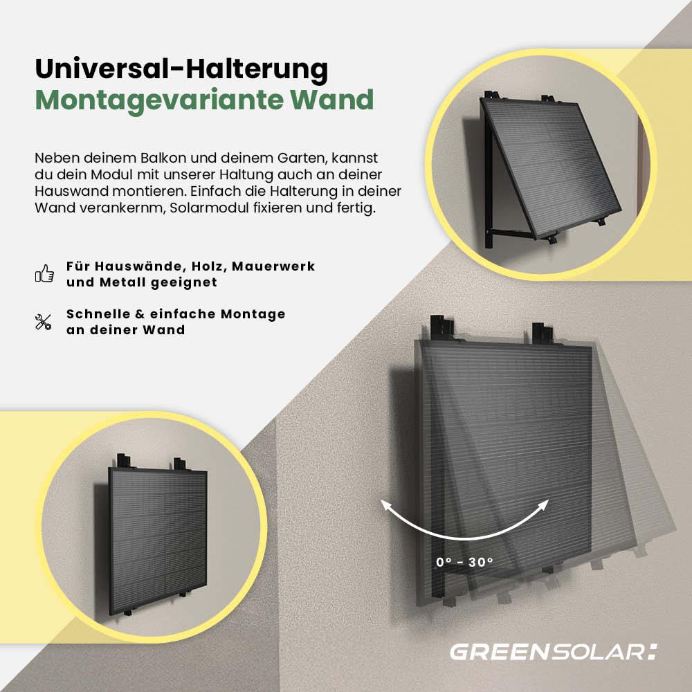 Balkonbefestigung für 2 Module – Bild 4