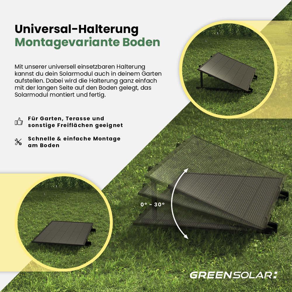 Balkonbefestigung für 2 Module – Bild 5