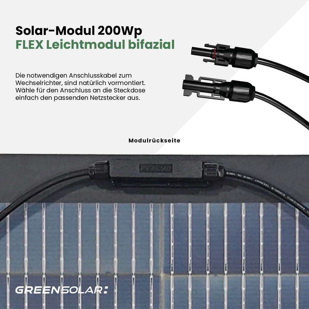 Balkonkraftwerk FLEX 800/800 bifazial – Bild 4