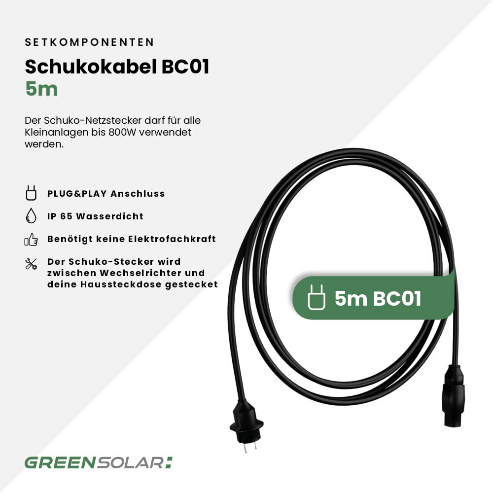 Balkonkraftwerk Ziegeldach M - Komplett-Set (900W) – Bild 9