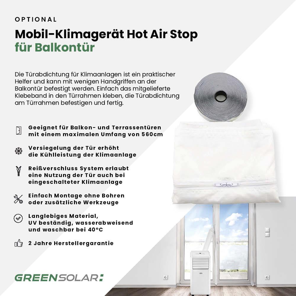 Mobil-Klimagerät 14.000 BTU mit Wifi (Räume bis 50 m²) – Bild 5