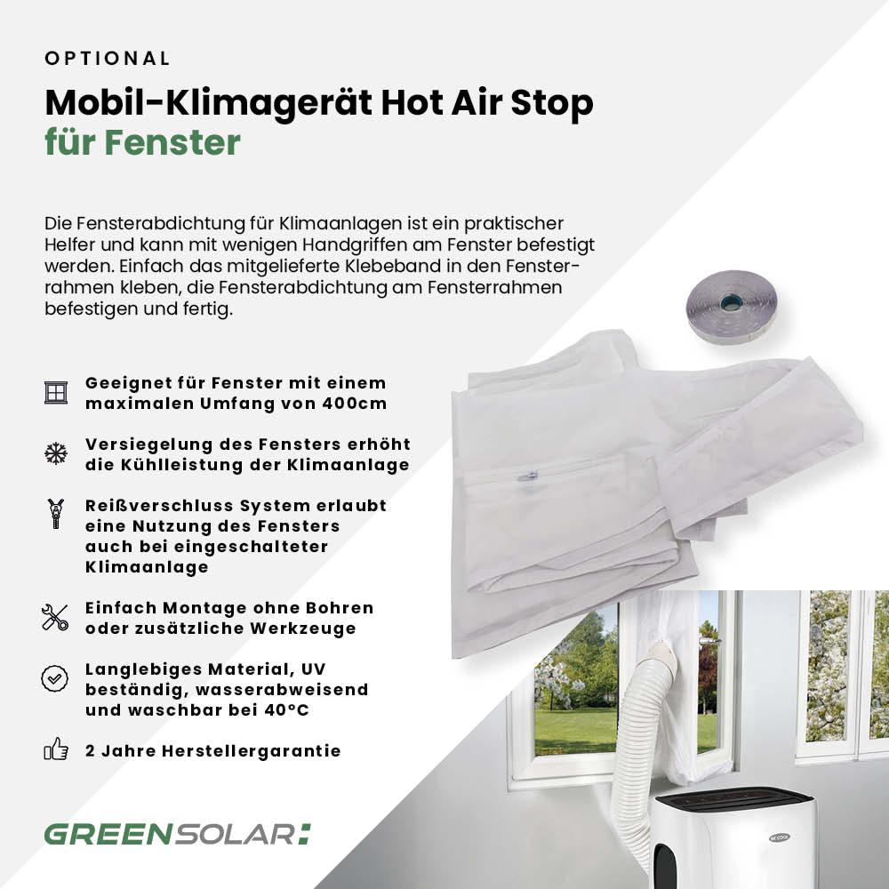 Mobil-Klimagerät 14.000 BTU mit Wifi (Räume bis 50 m²) – Bild 6