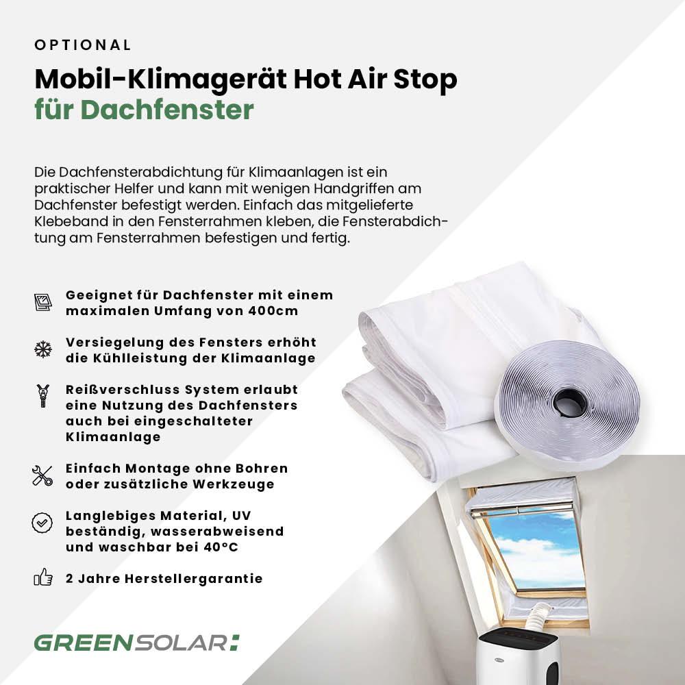 Mobil-Klimagerät 14.000 BTU mit Wifi (Räume bis 50 m²) – Bild 7