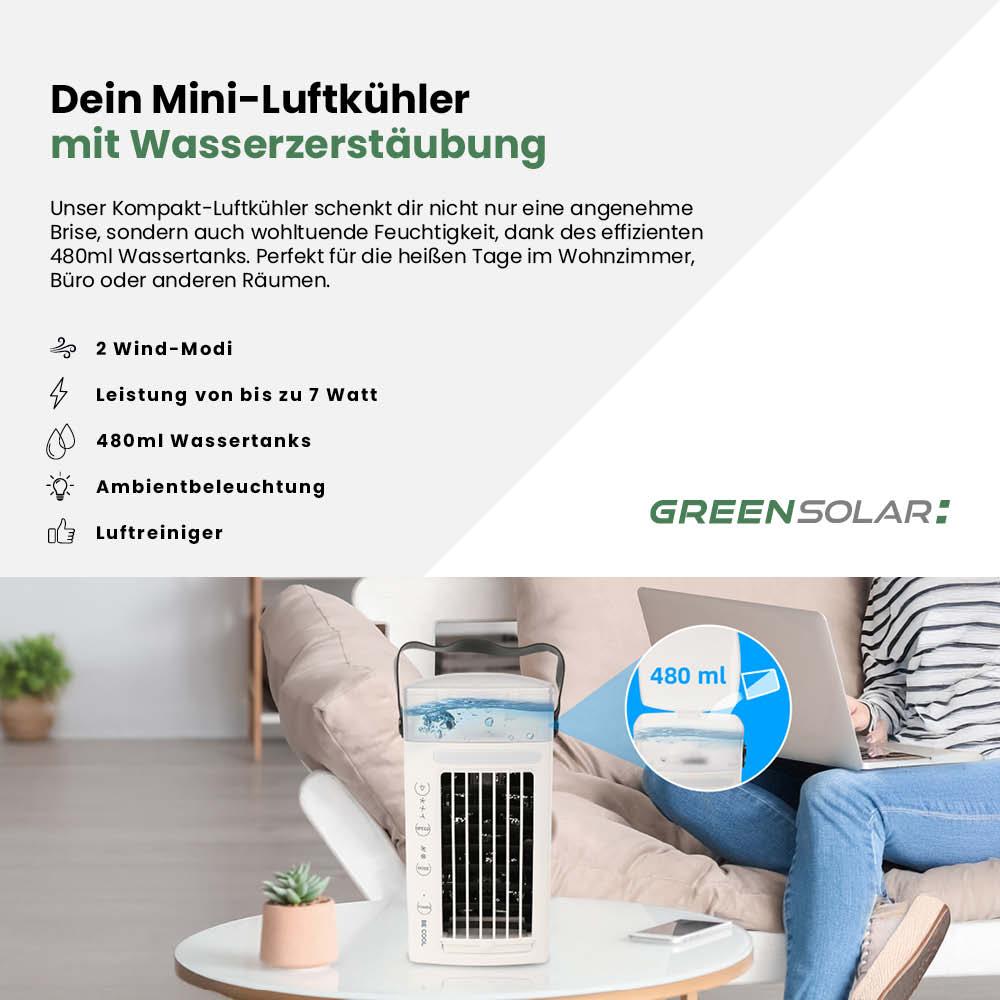 Mini-Luftkühler mit Wasserzerstäubung – Bild 2