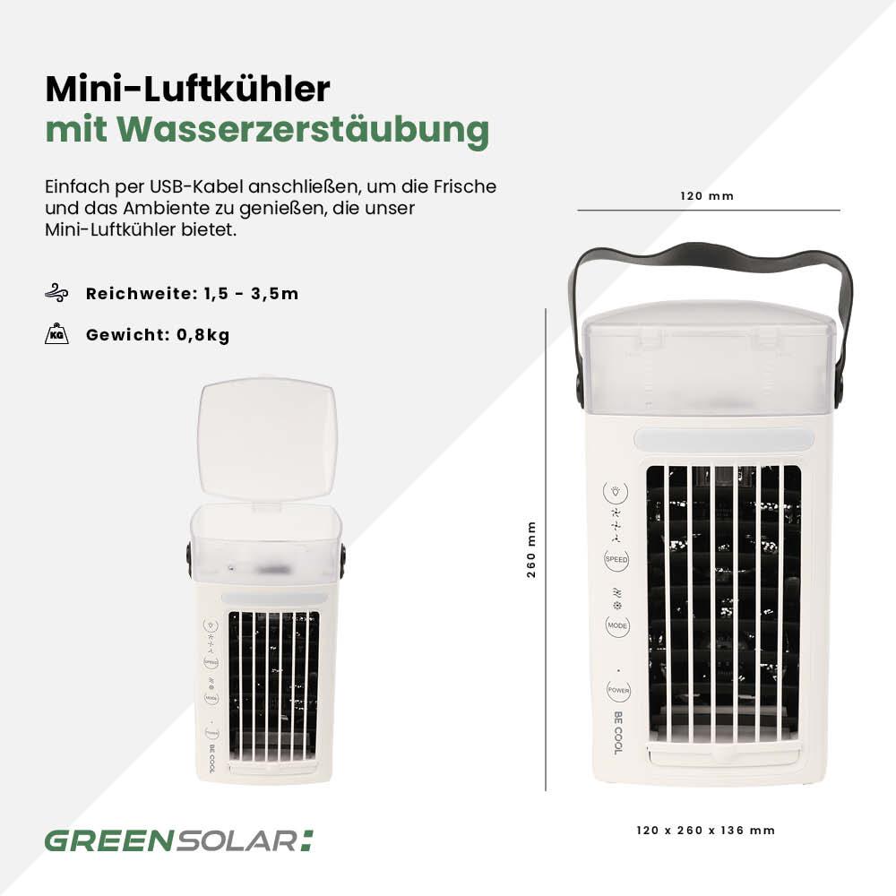 Mini-Luftkühler mit Wasserzerstäubung – Bild 4