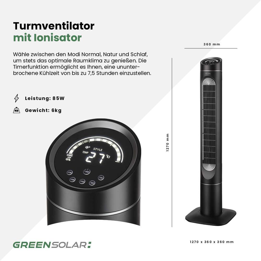Turmventilator mit Ionisator – Bild 5