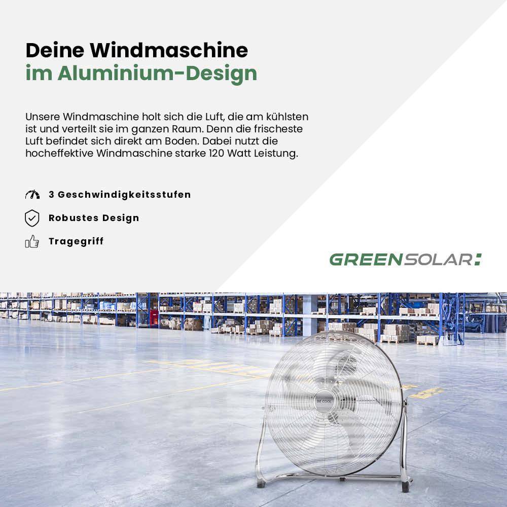 Windmaschine im Aluminium-Design – Bild 2