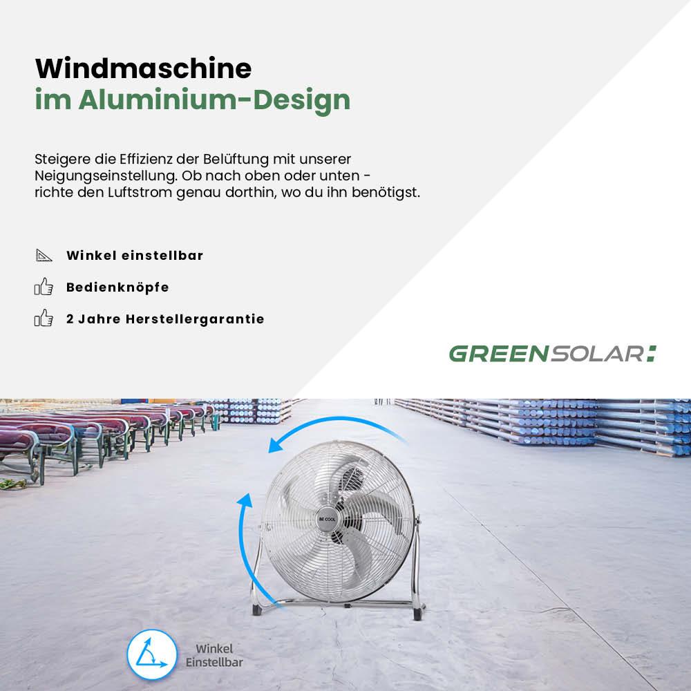 Windmaschine im Aluminium-Design – Bild 3