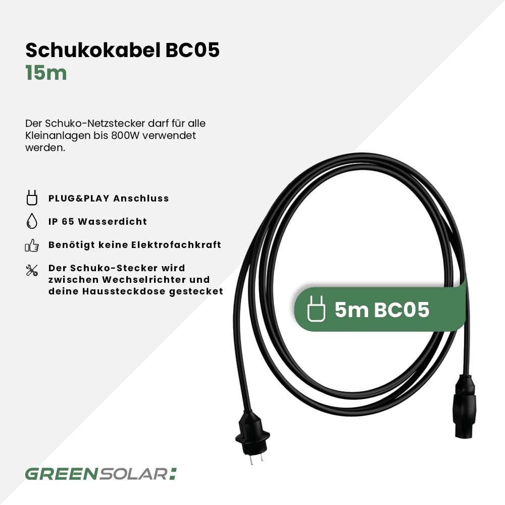 Schukokabel BC05 5m für HMS – Bild 2