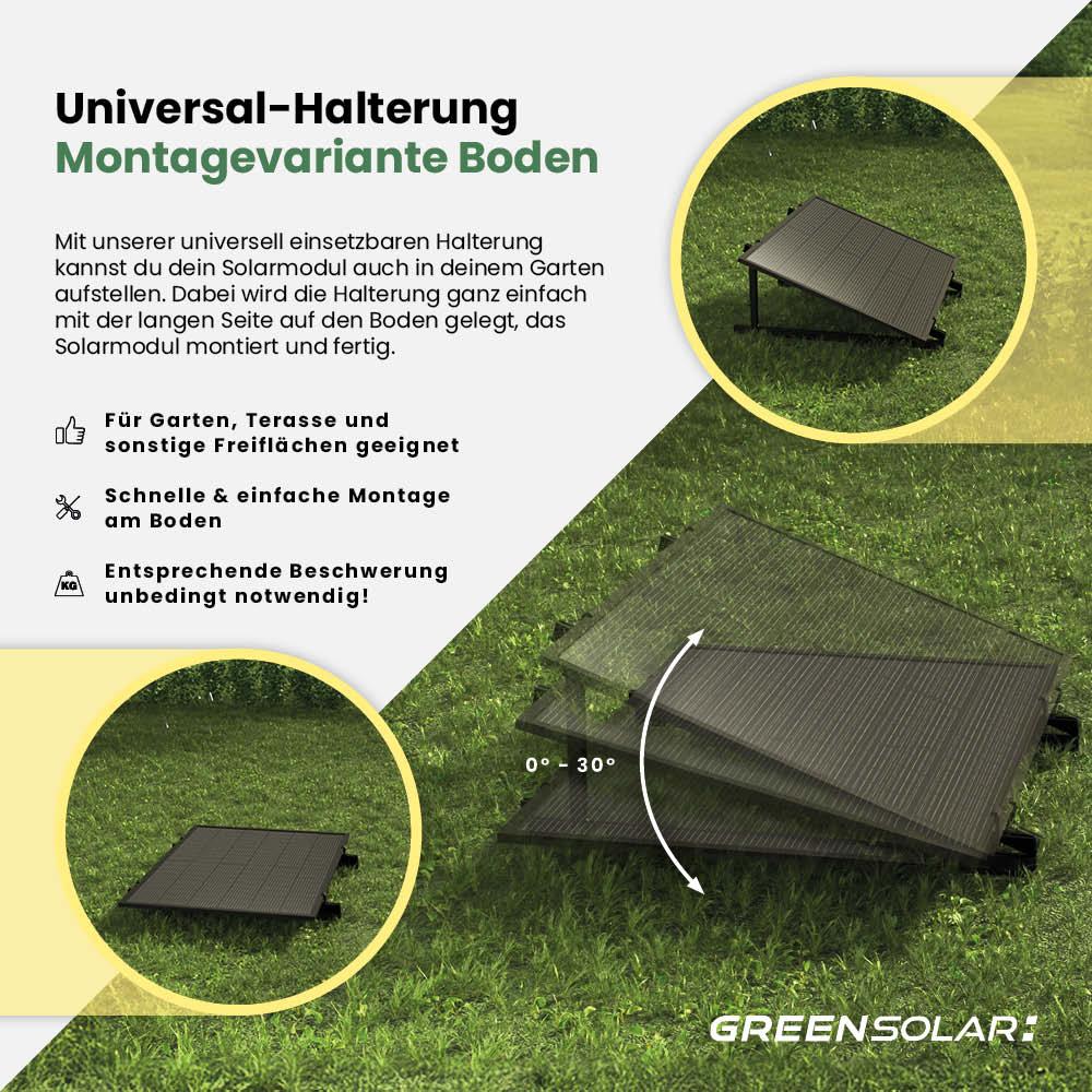Balkonbefestigung für 2 Module – Bild 2