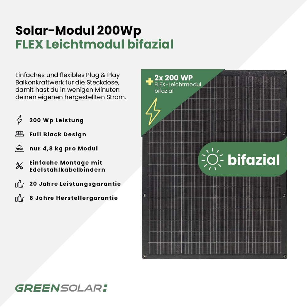 Solar-Modul 4 x 200Wp FLEX – Bild 2