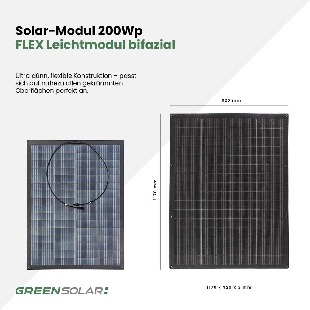 Solar-Modul 4 x 200Wp FLEX – Bild 3