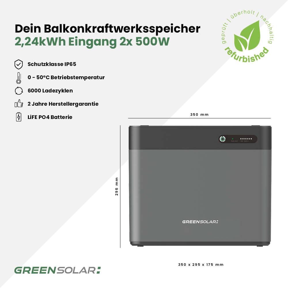 Balkonkraftwerkspeicher Basis 2. Generation "refurbished" – Bild 3
