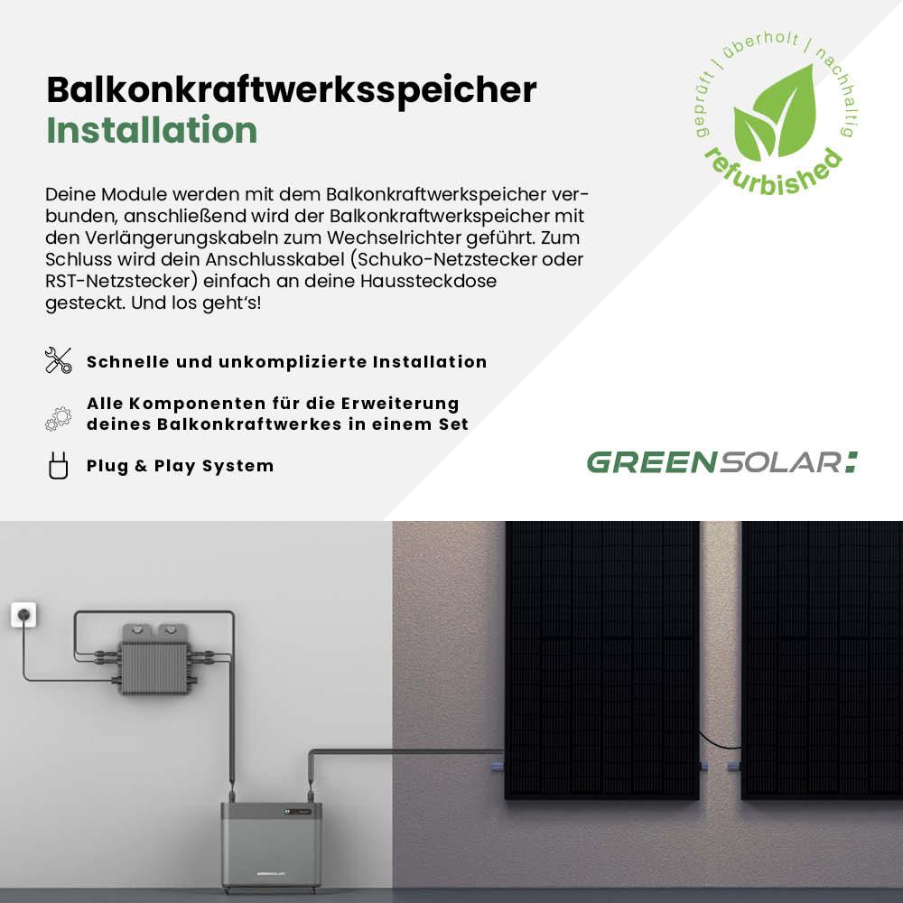 Balkonkraftwerkspeicher Basis 2. Generation "refurbished" – Bild 4