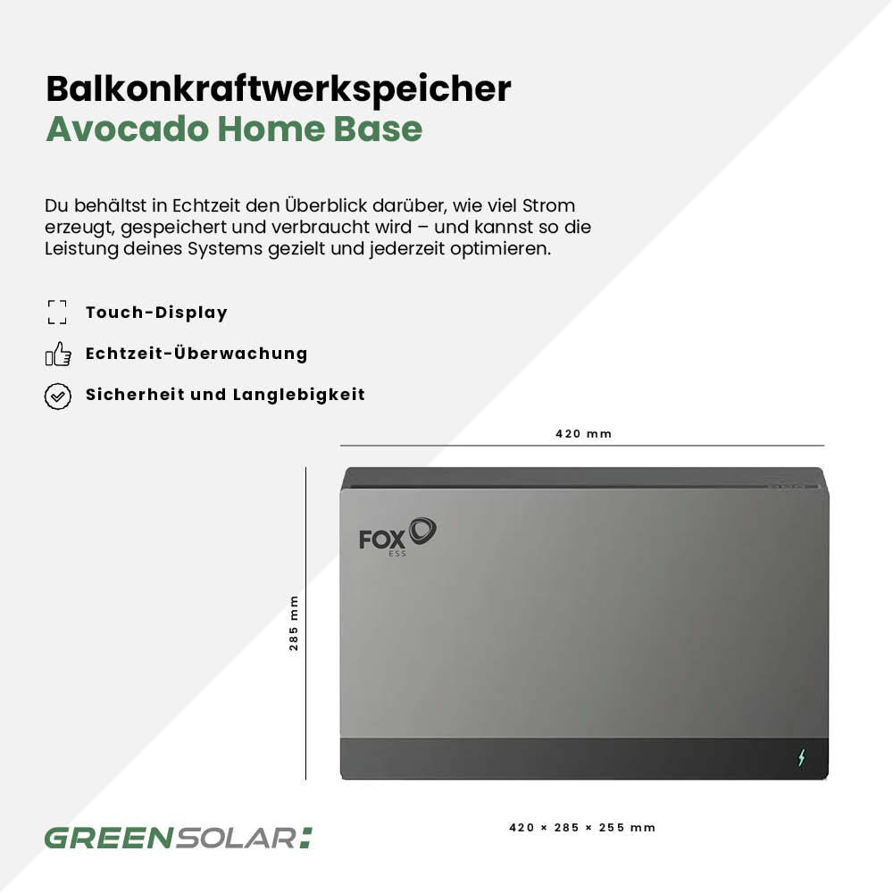Balkonkraftwerk-Speicher Avocado Home Base M 2 kWh – Bild 6