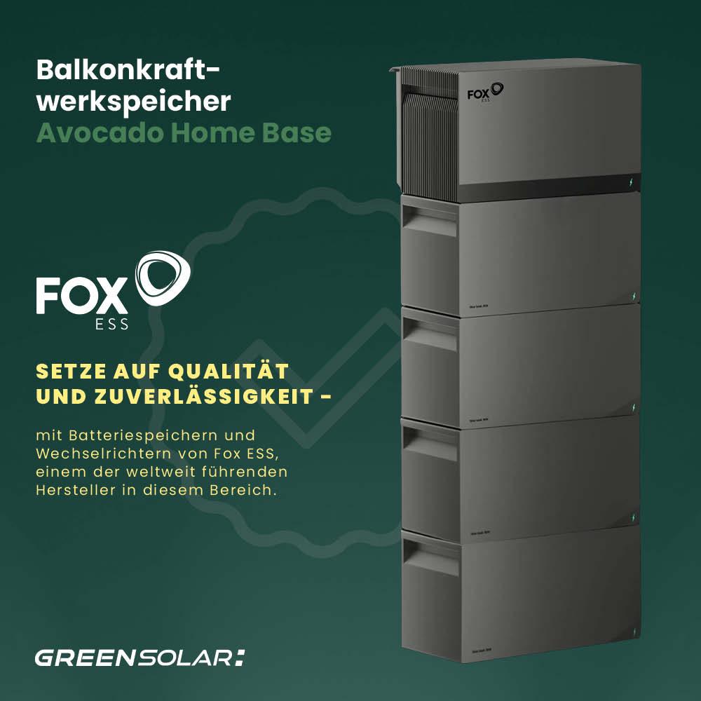 Balkonkraftwerk Basis M Komplettset (900 W) mit Avocado Home Base 2kWh – Bild 9