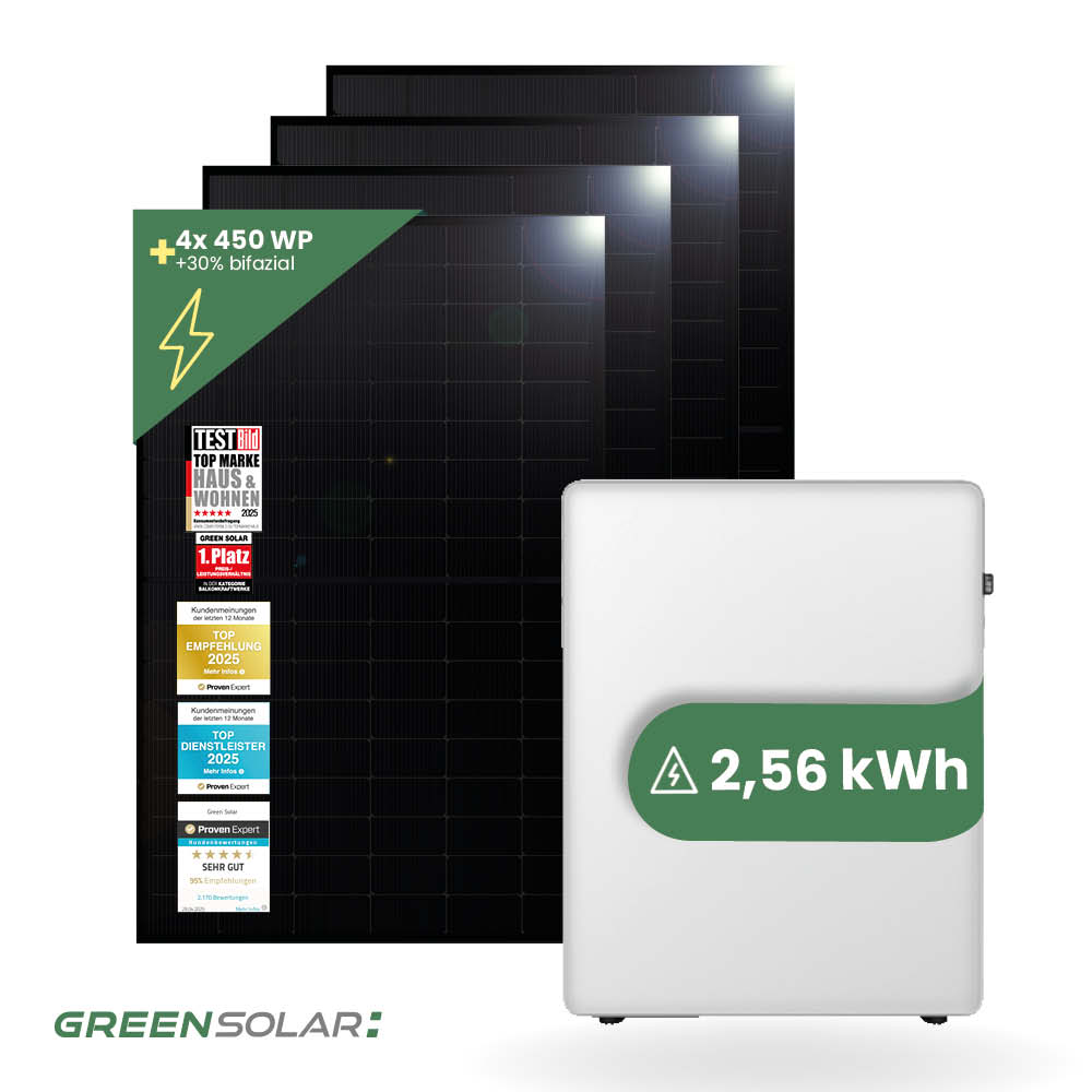 Balkonkraftwerk Basis XL mit EET SolMate 3
