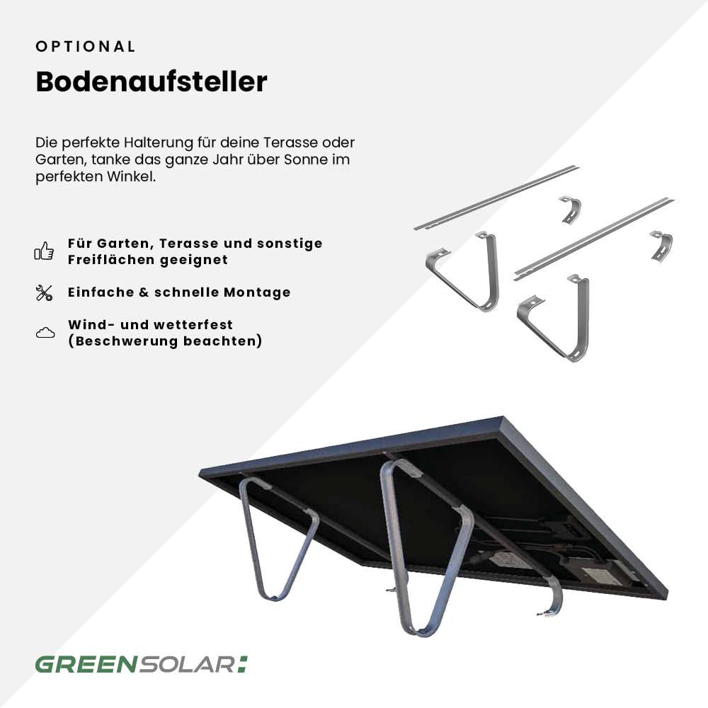 2x Sonnenkraftwerke 325/400W mit Balkonkraftwerkspeicher refurbished 2,24 kWh – Bild 12