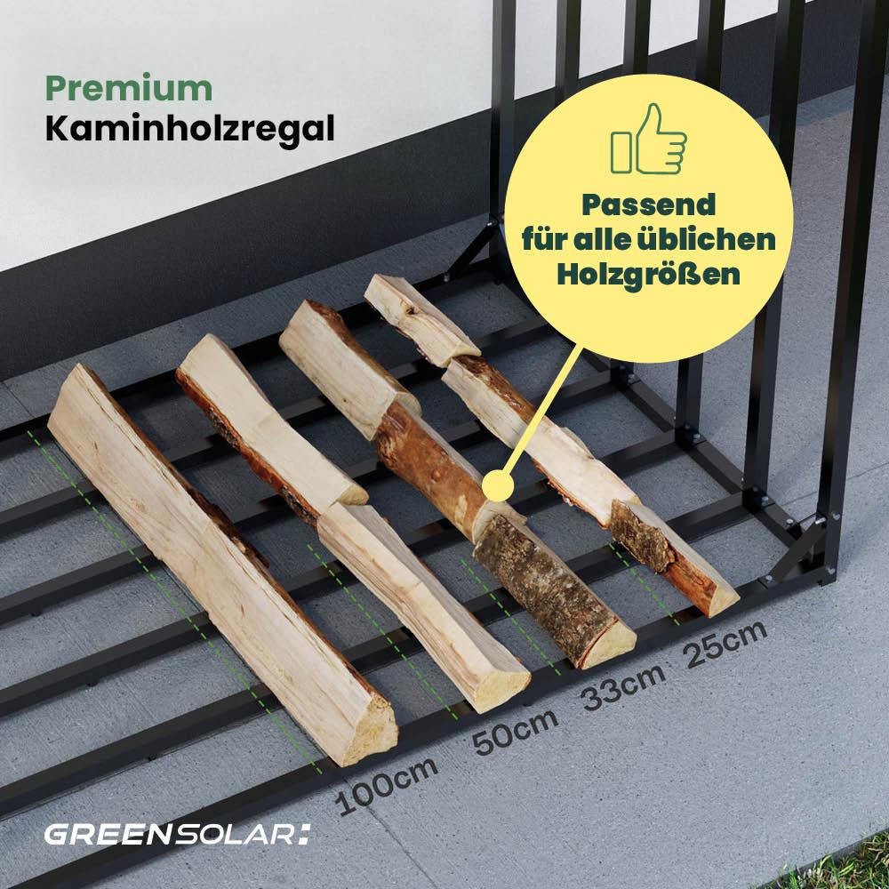 Kaminholzregal inkl. Plane – Bild 5