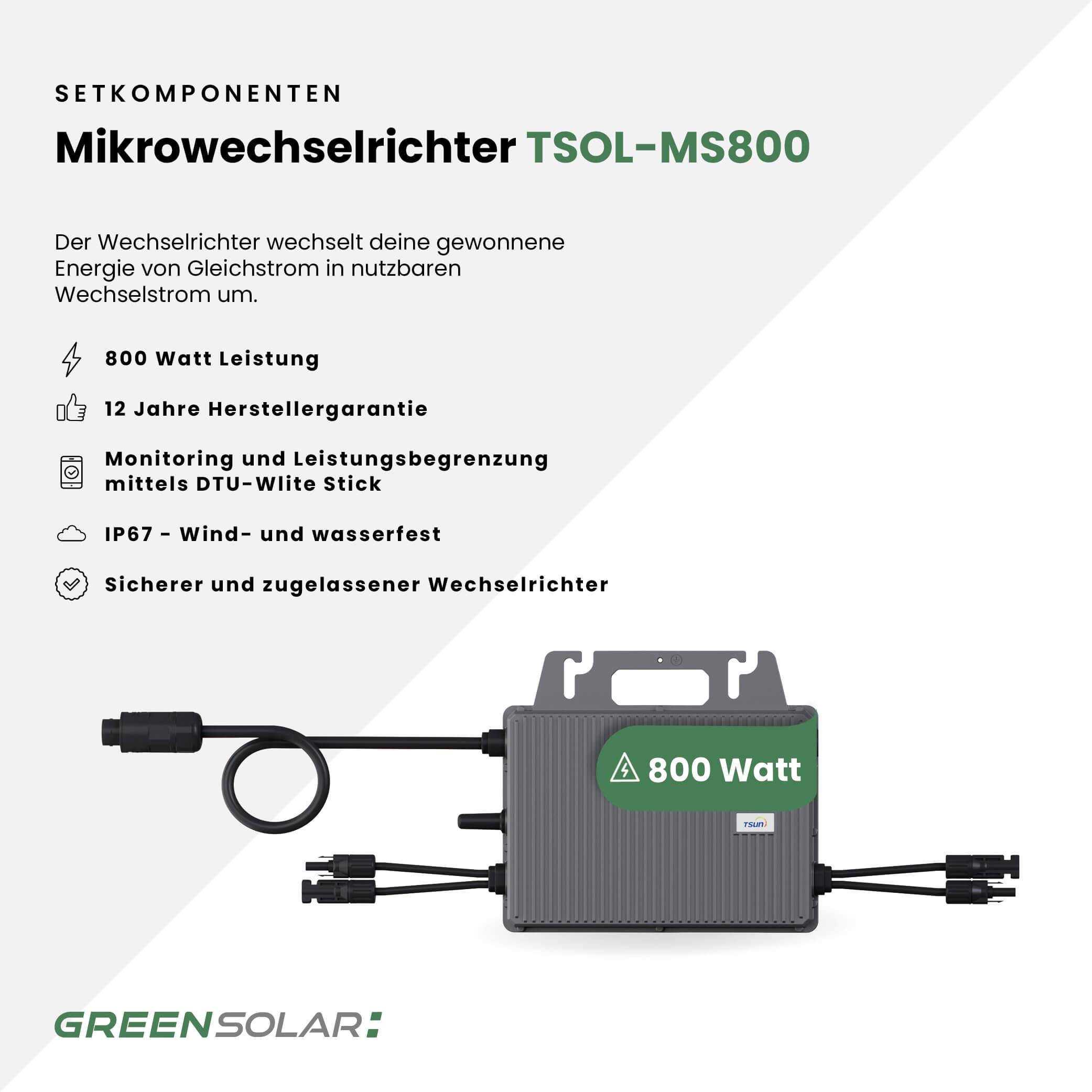 Kaminholzregal mit Balkonkraftwerk 900/800 black inkl. Plane – Bild 8