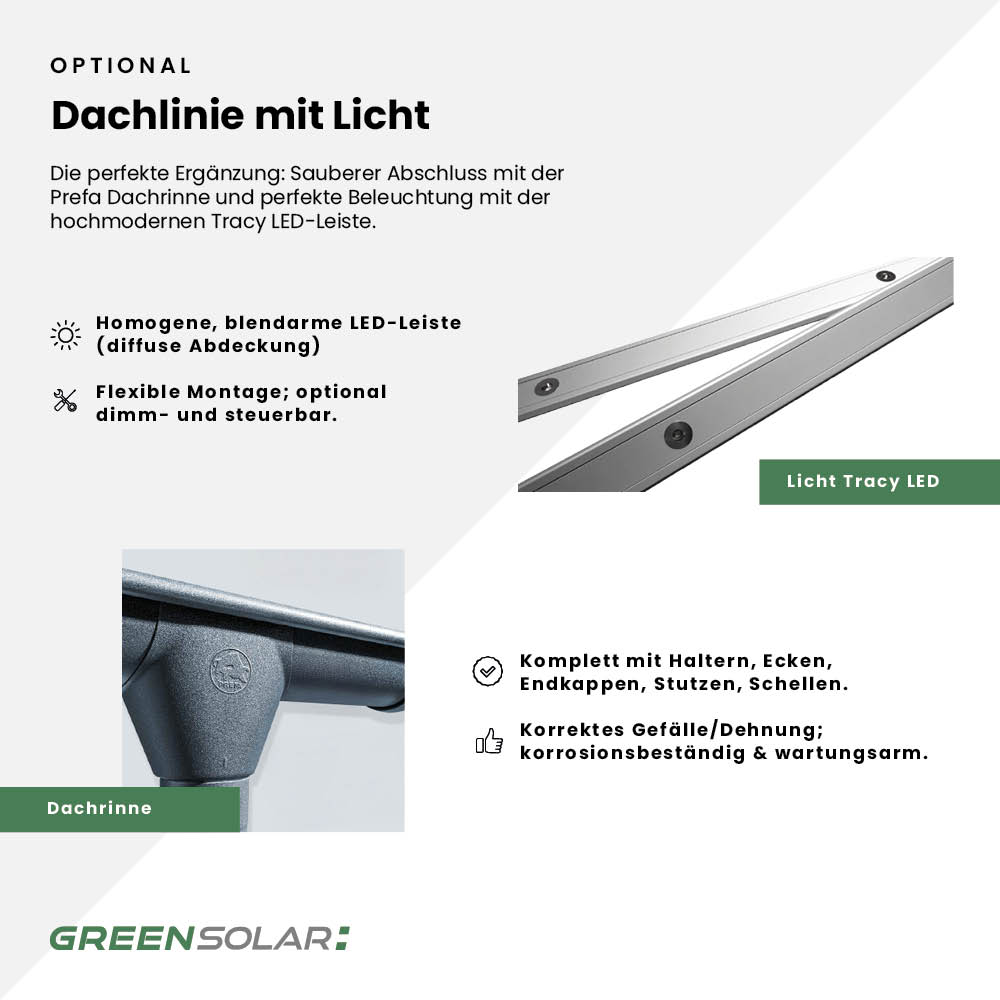Carport 1 Stellplatz Glas/Glas - 2kn - 3,78kWp inkl. 10kWp Hybrid WR – Bild 7